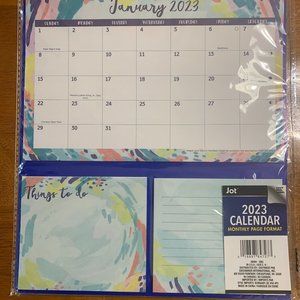 2023 Calendar And Notepad Set